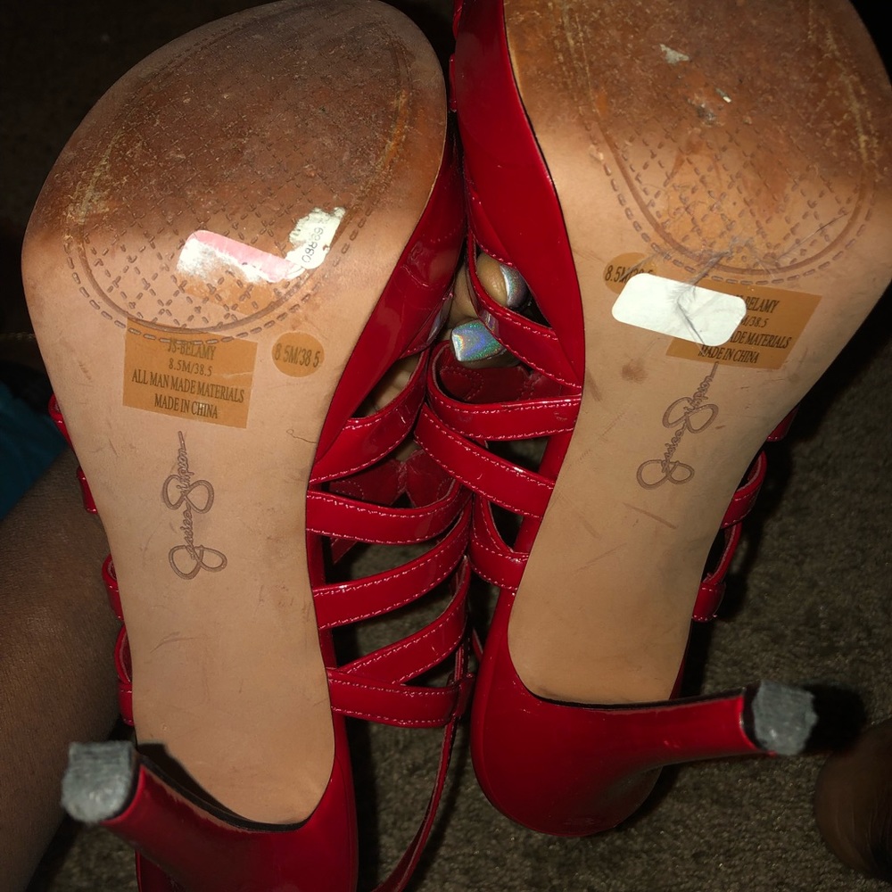 Candy Red Heels - Picture 4 of 5